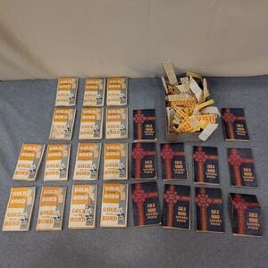 HUGE Vintage Gold Bond Trading Stamp Saver Books and Loose Stamps Lot Ephemera